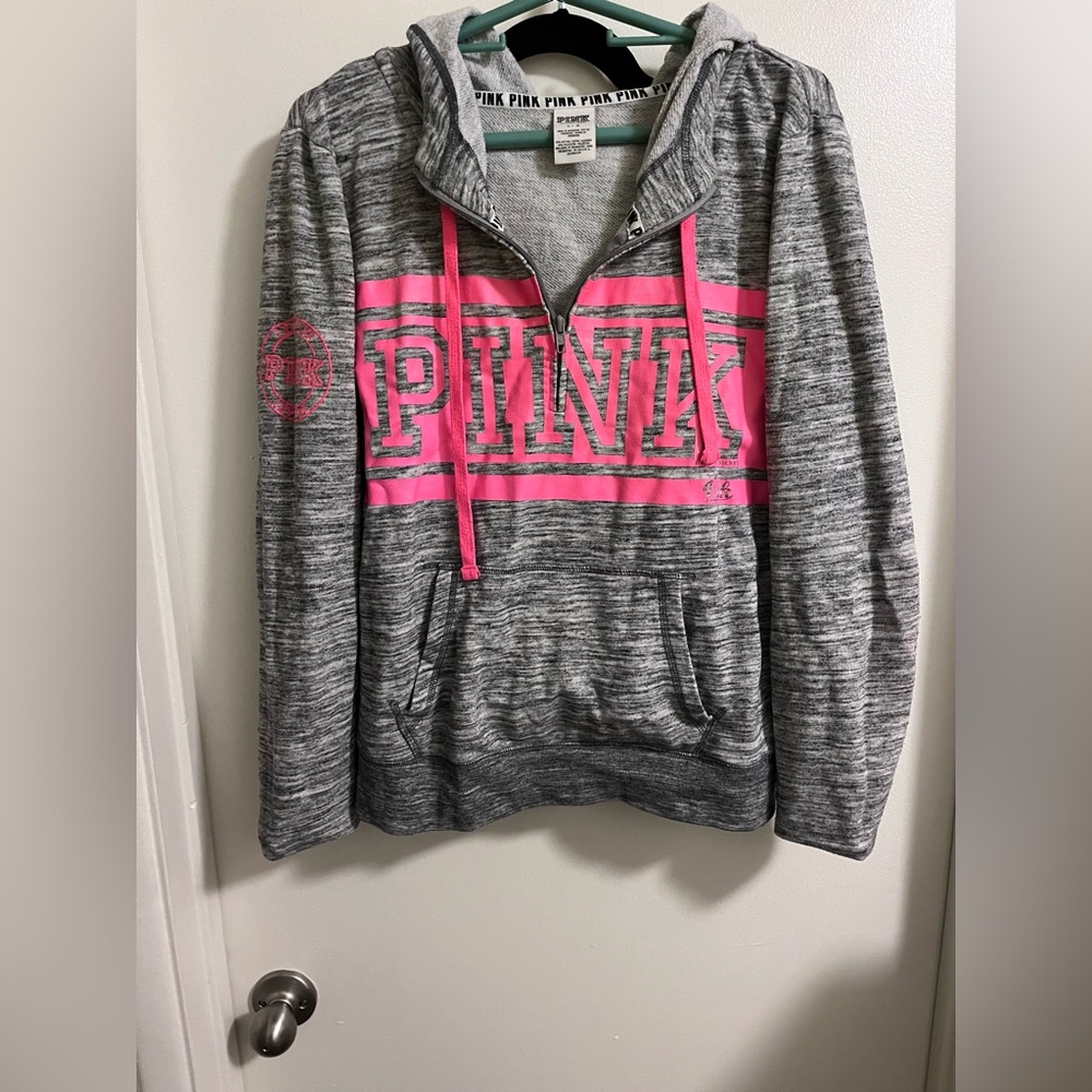 Victoria’s secret PINK grey and pink sweater size: Large